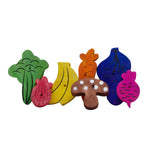 Voir l’image dans la galerie, LW Jouet Rongeur Nibblers en Bois Fruits et de Légumes x14
