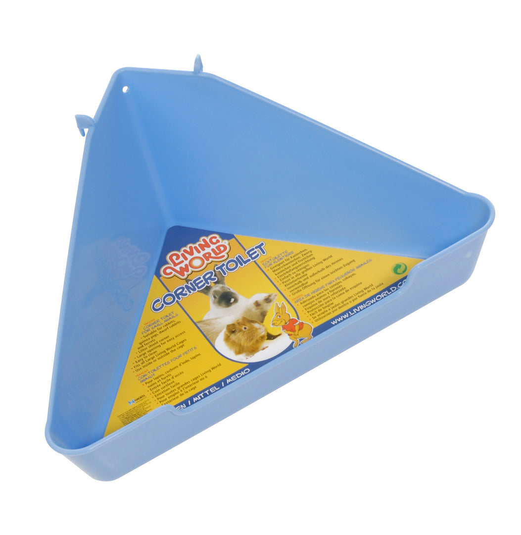 LW Coin-Toilettes Hamsters Bleu-Clair M
