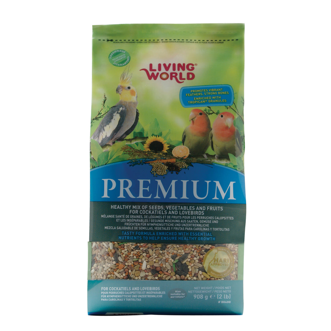 LW Nourriture Premium Calopsittes & Inséparables 980g