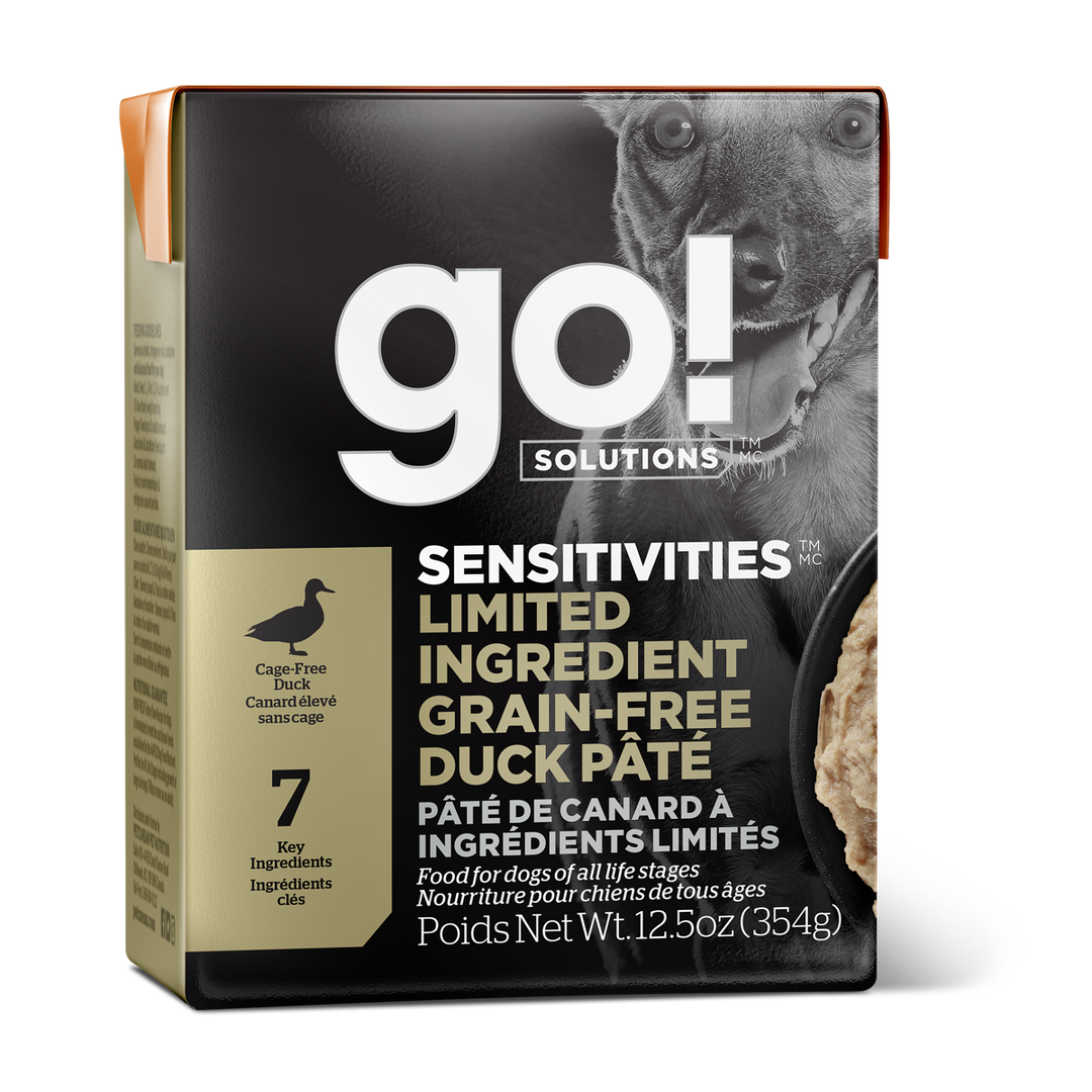 GO! SENSITIVITIES LID Chien Pâté Canard 354g