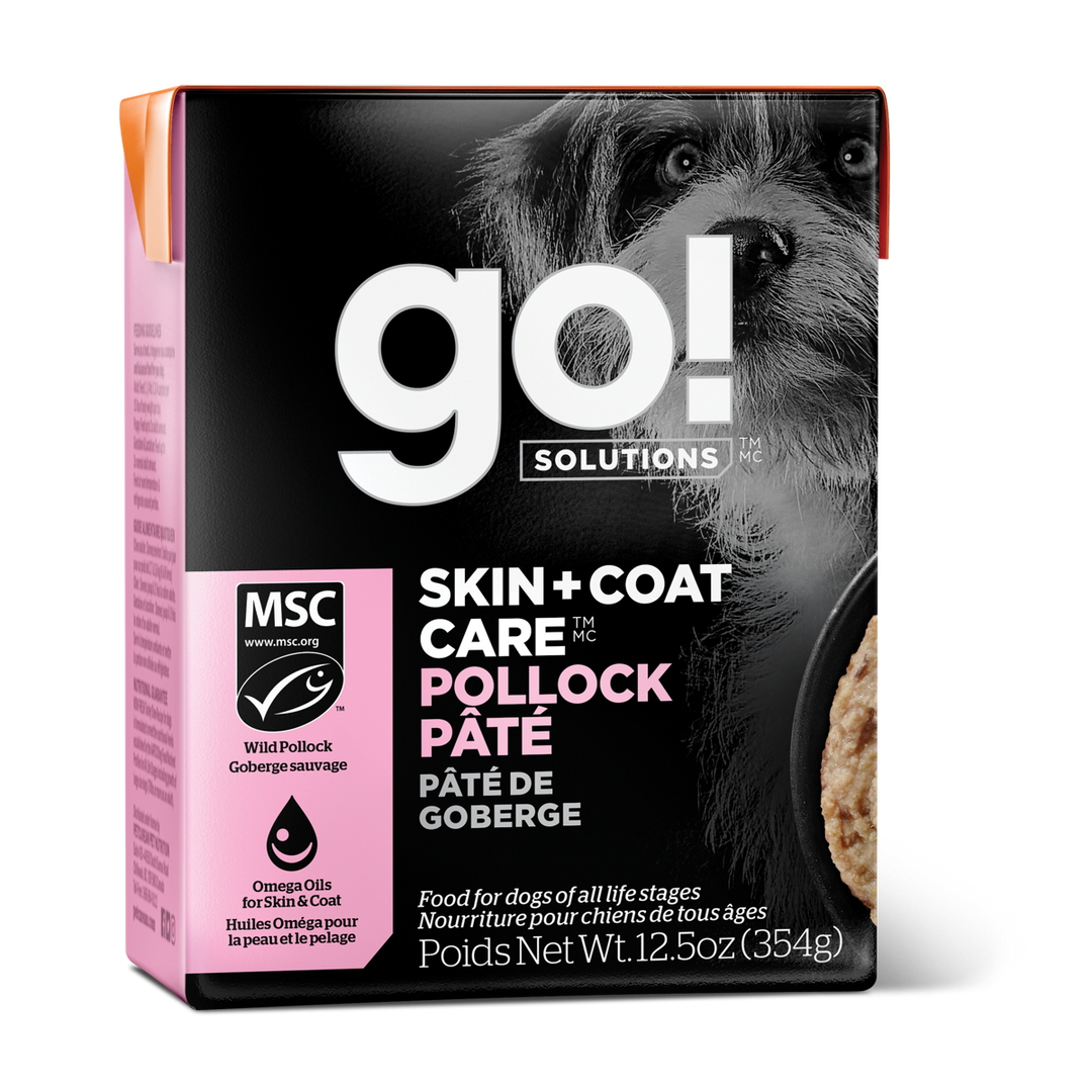 GO! Chien Peau & Pelage, Pâté Goberge 354g