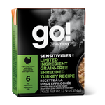 Voir l’image dans la galerie, GO! SENSITIVITIES LID Chien Dinde Éffilochée 354g
