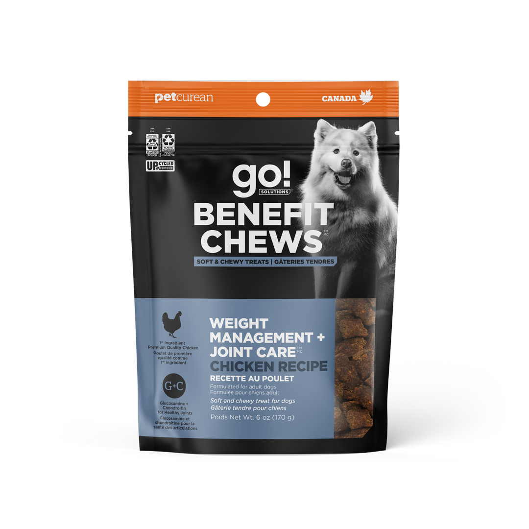 GO! Gâteries Chien Gestion du Poids +  Articulations Poulet 170g