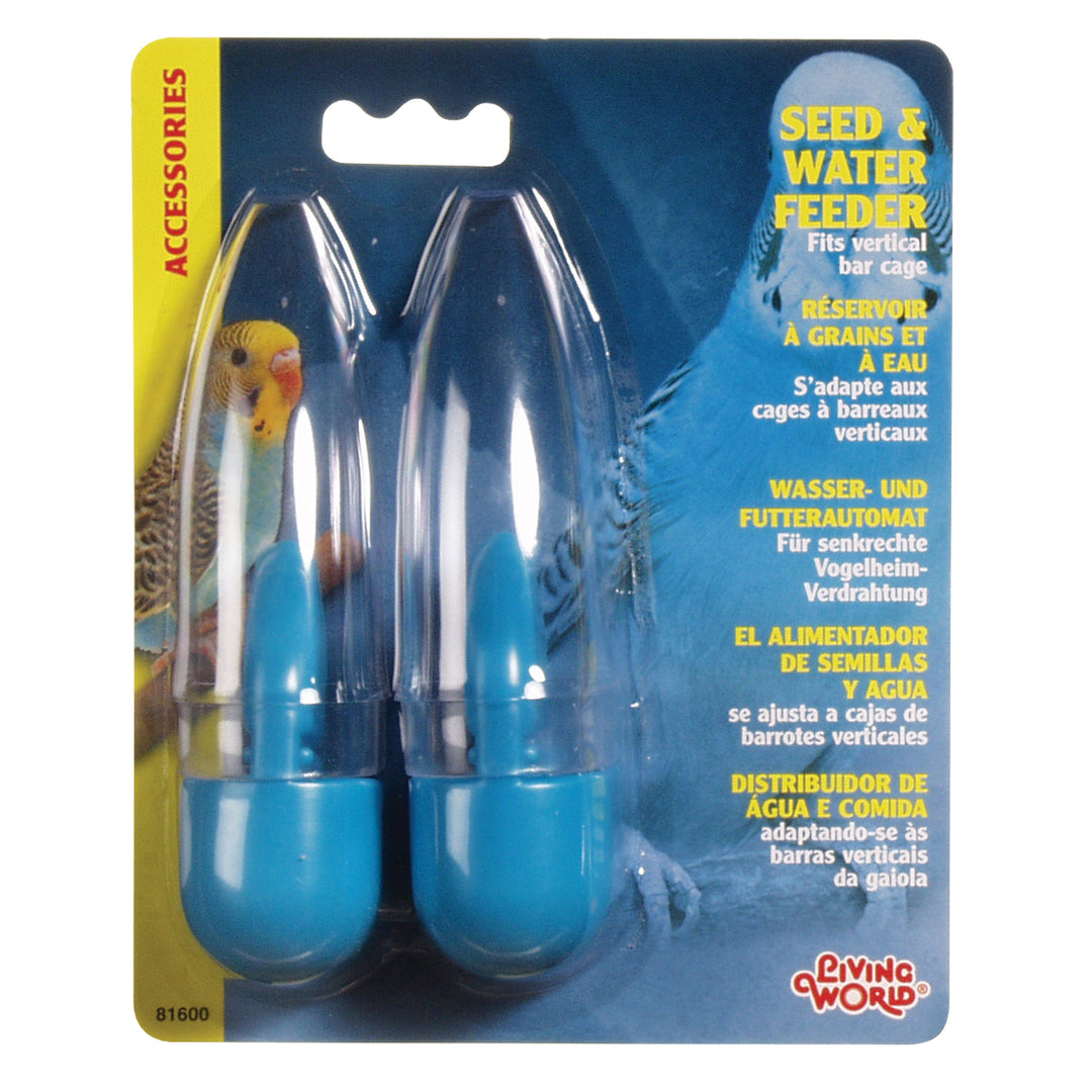 LW Réservoirs à Eau & Graines x2 pour Oiseaux
