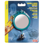 Voir l’image dans la galerie, LW Mirroir Circulaire Double Face/Clochette Petits Oiseaux
