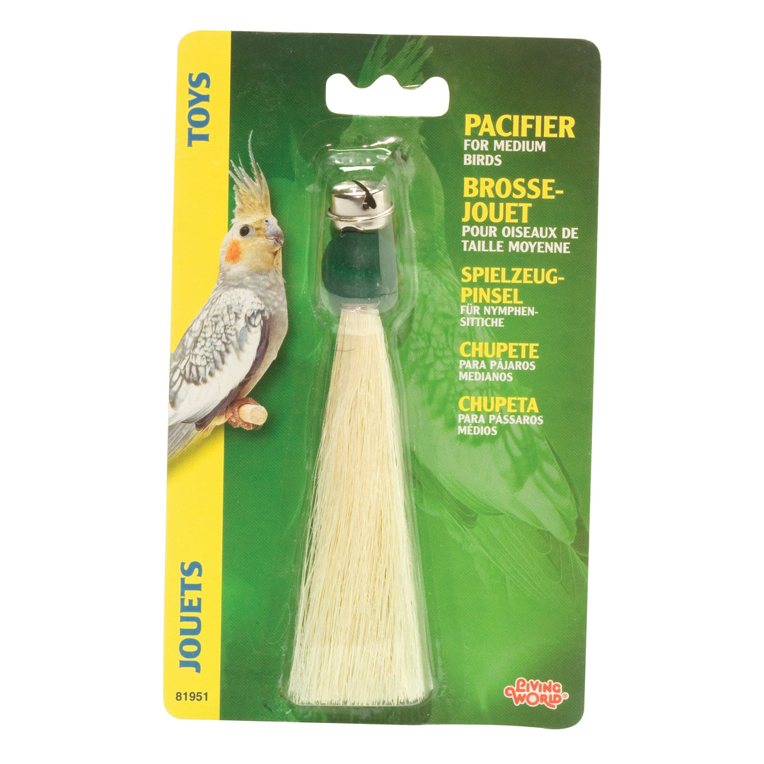 LW Brosse-Jouet en Sisal Naturel Oiseaux Moyens