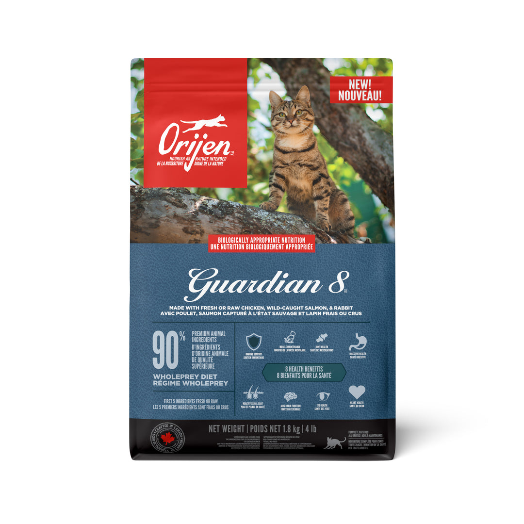 Orijen - Chat Guardian 8 - Nourriture Sèche Sans Grains pour Chats