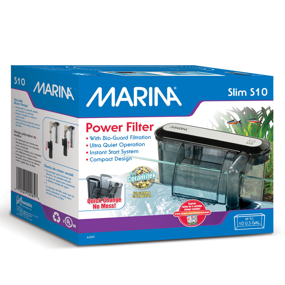 MARINA Slim S10 Filtre à Moteur 10G pour Aquarium
