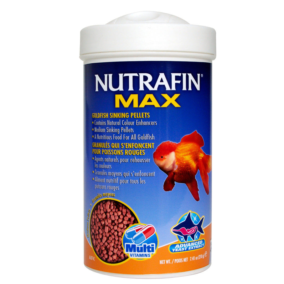 NUTRAFIN MAX Nourriture Granulés Poissons Rouges M 210g