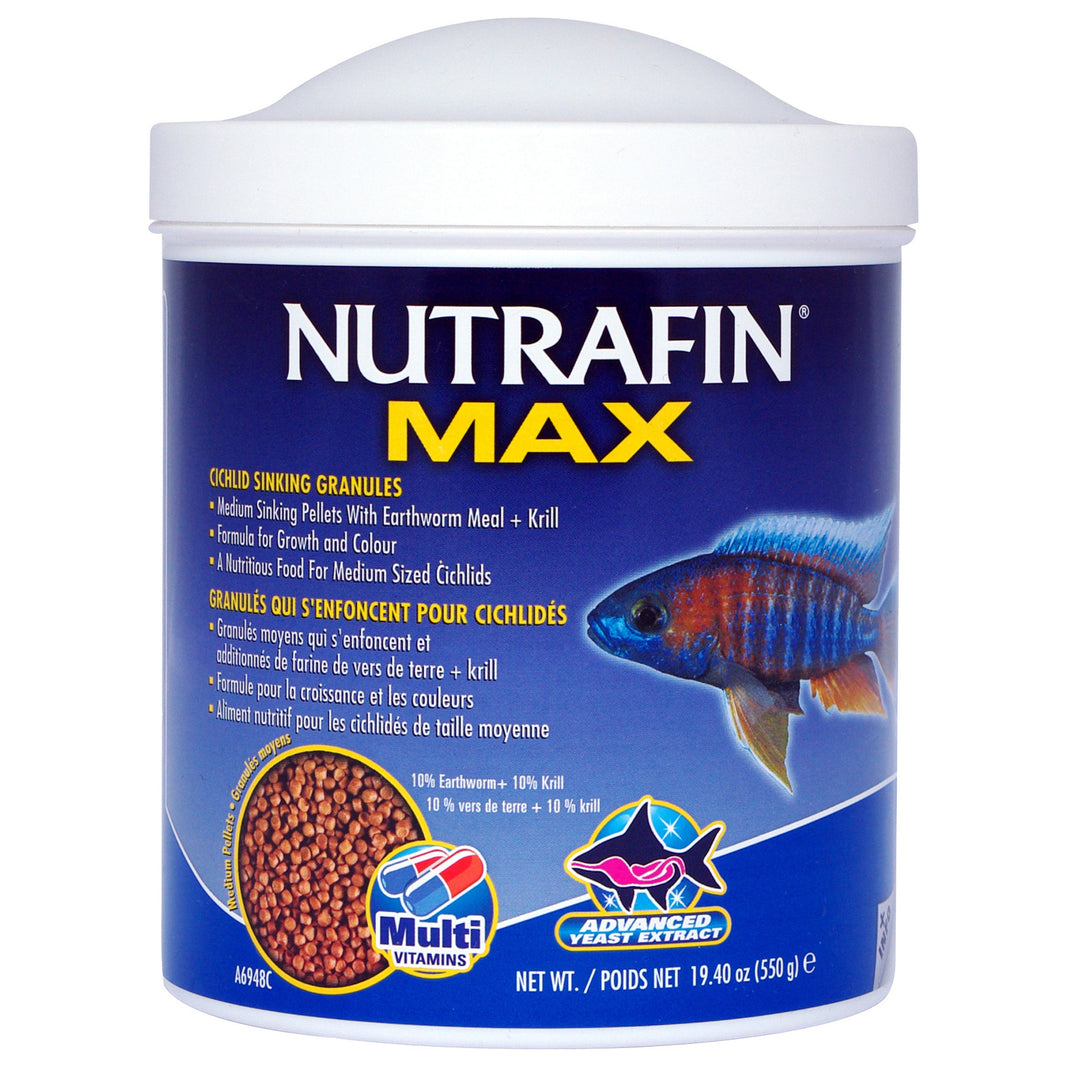 NUTRAFIN MAX Nourriture Granulés Cichlidés M 550g