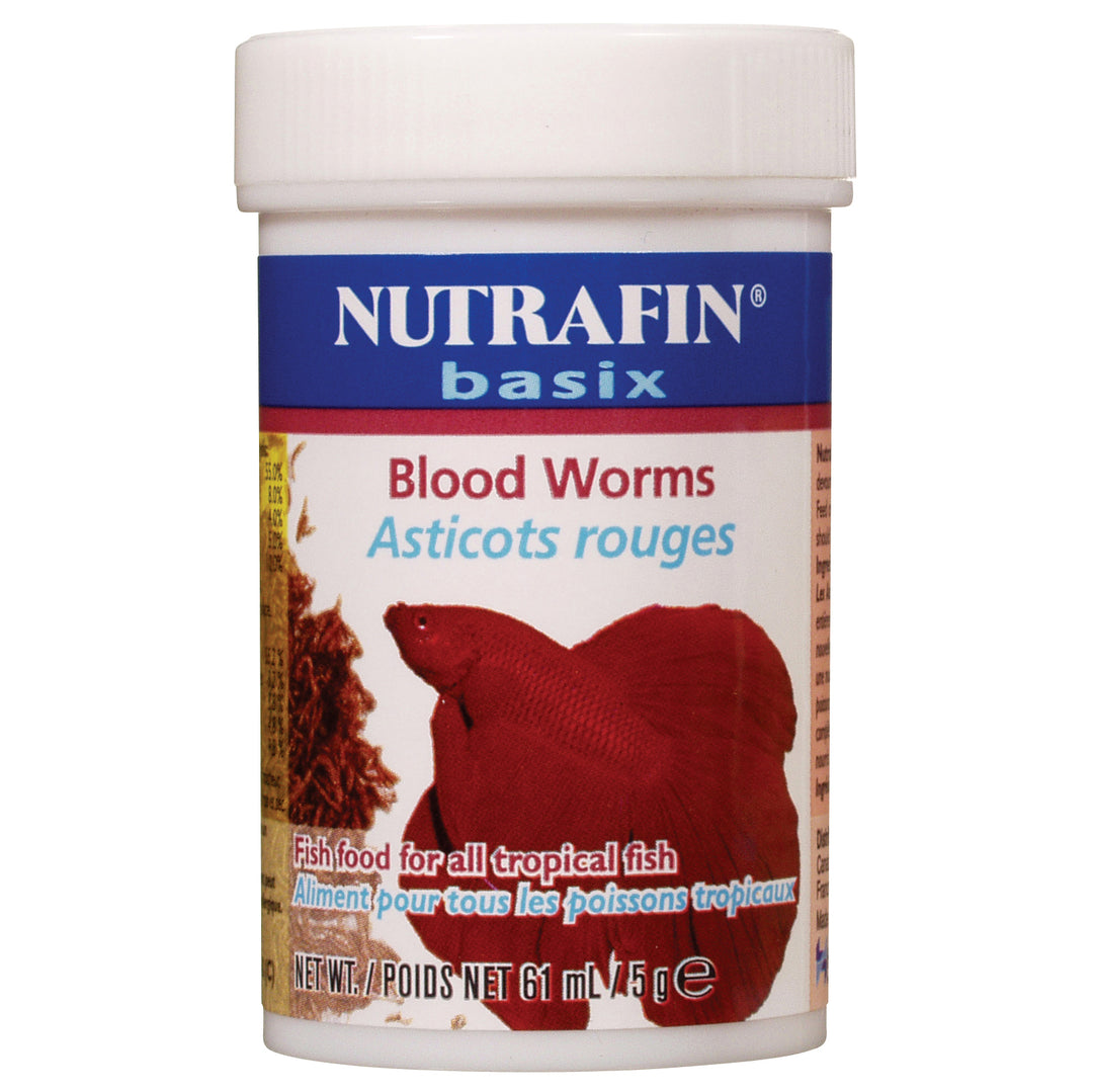 MUTRAFIN BASIX Nourriture Poisson Asticots Rouges Lyophilisés 5g