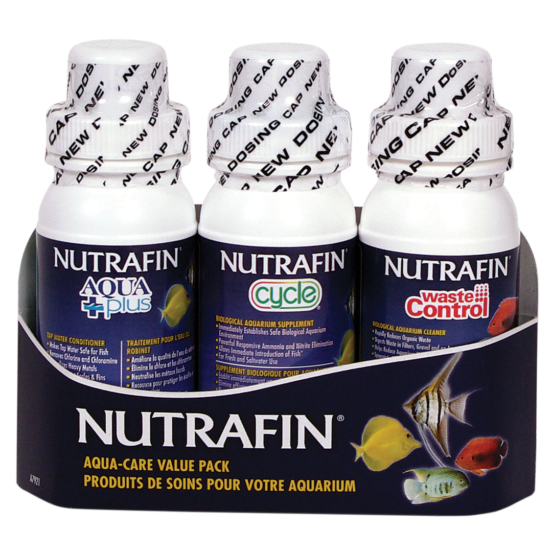NUTRAFIN Aqua Plus, Cycle & Waste Control x3 120ml pour Aquarium