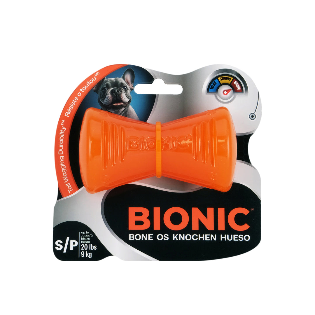 BIONIC Jouet Chien Os S 3.5"