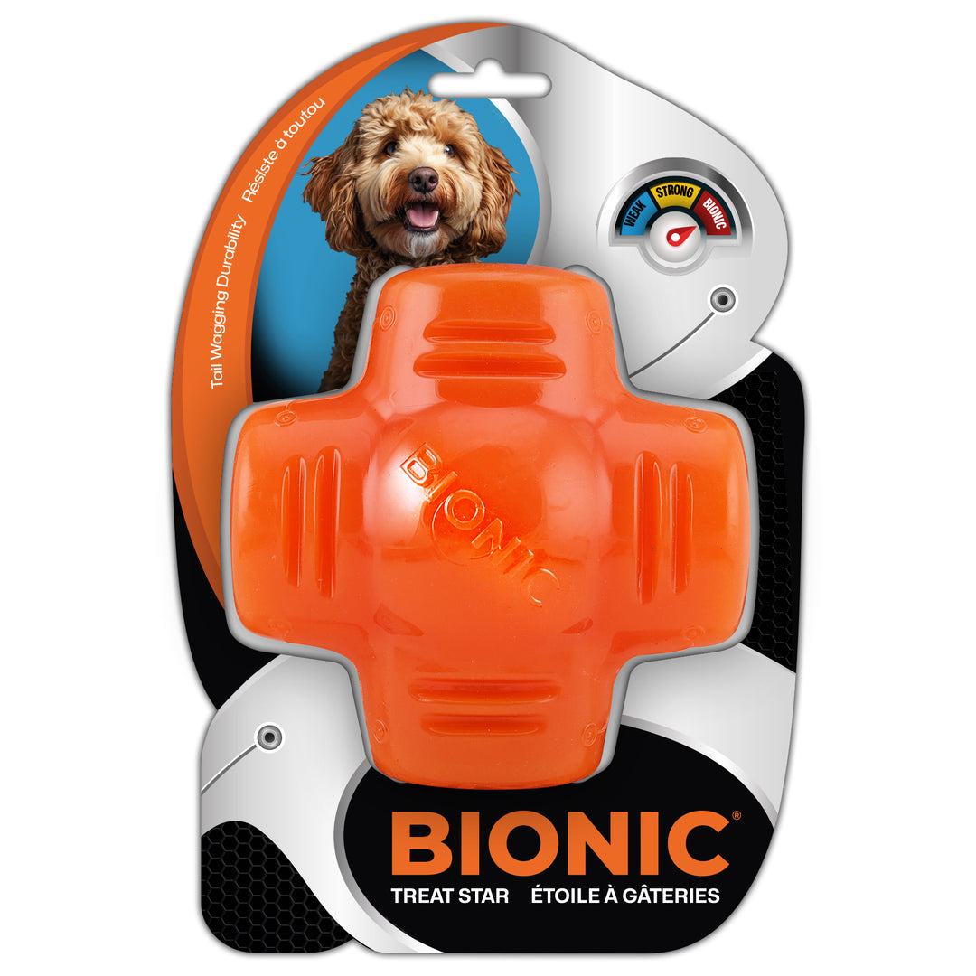 BIONIC Jouet Chien Étoiles à Gâteries 5"