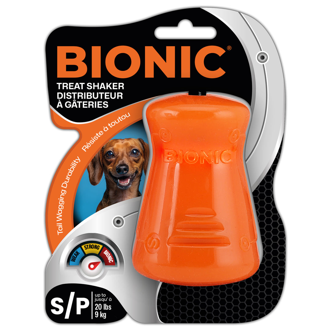 BIONIC Jouet Chien Distributeur à Gâteries S 2.8"
