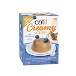Voir l’image dans la galerie, CATIT CREAMY CUPS Gâteries Chat Poulet,Thon &amp; Bleuets 4x25g
