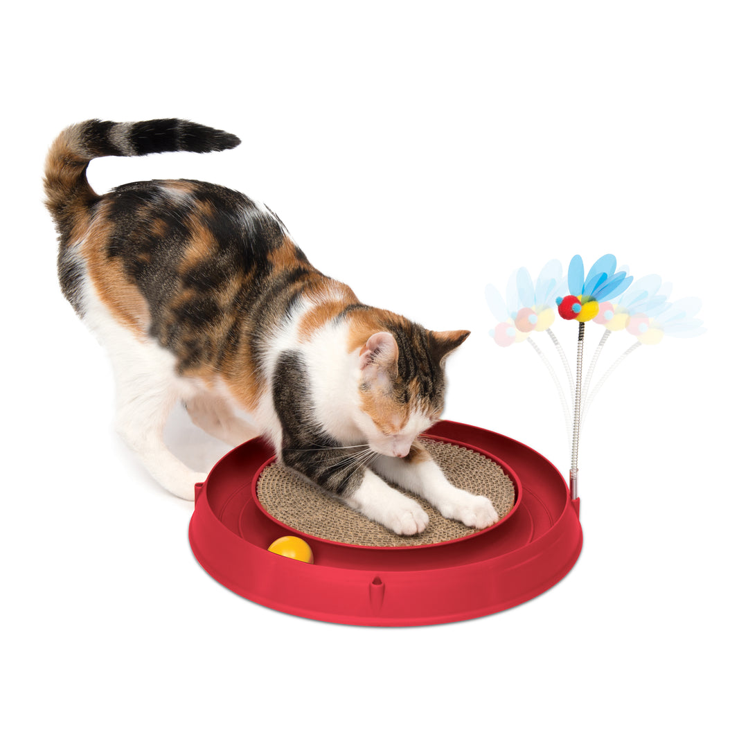 CATIT PLAY Circuit 3 en 1/Planche Rouge 14"