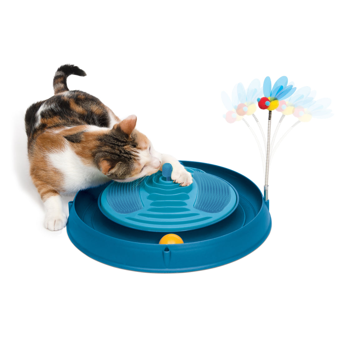 CATIT PLAY Circuit 3 en 1/Bande Bleu 14"