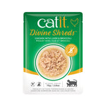 Voir l’image dans la galerie, CATIT DIVINE SHREDS Chat Poulet, Foie et Brocoli en Bouillon 75g
