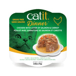 Voir l’image dans la galerie, CATIT DINNER Chat Poulet, Saumon &amp; Carottes en Sauce 80g
