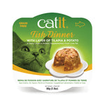 Voir l’image dans la galerie, *CATIT DINNER Chat Poisson, Tilapia &amp; Patates en Sauce 80g
