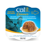 Voir l’image dans la galerie, CATIT DINNER Chat Poisson, Poisson &amp; Citrouille en Sauce 80g
