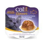 Voir l’image dans la galerie, CATIT DINNER Chat Poisson, Crabe &amp; Citrouille en Sauce 80g

