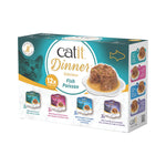 Voir l’image dans la galerie, CATIT DINNER Chat Sélection de Poissons en Sauce 12x75g

