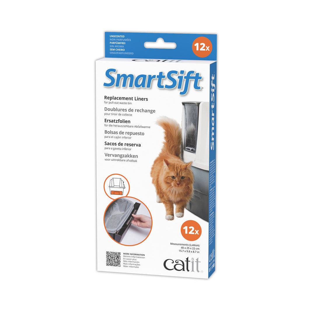 CATIT SMARTSIFT Doublure pour Tiroir Bac à Litière x12