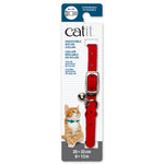 Voir l’image dans la galerie, CATIT Collier Nylon Extensible/Boucle Métal 8-13&quot; Rouge
