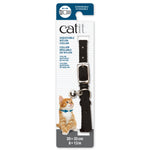 Voir l’image dans la galerie, CATIT Collier Nylon Extensible/Boucle Métal 8-13&quot; Noir
