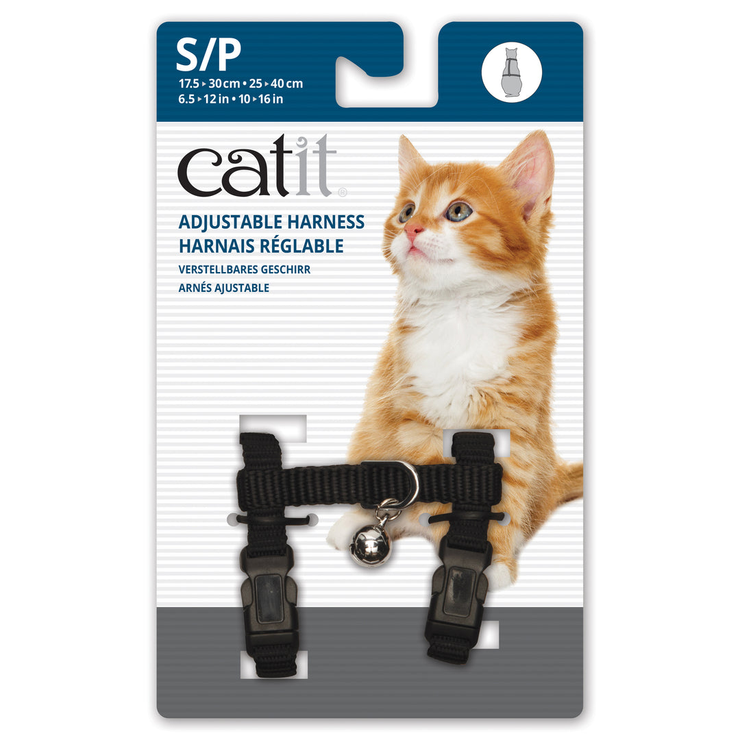 CATIT Harnais Nylon S 10-16" Noir