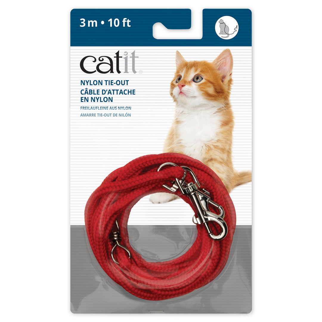 CATIT Câble d'Attache Rouge 10'
