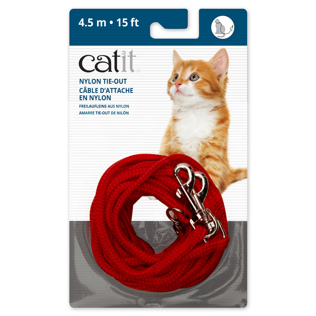 CATIT Câble d'Attache Rouge 15'