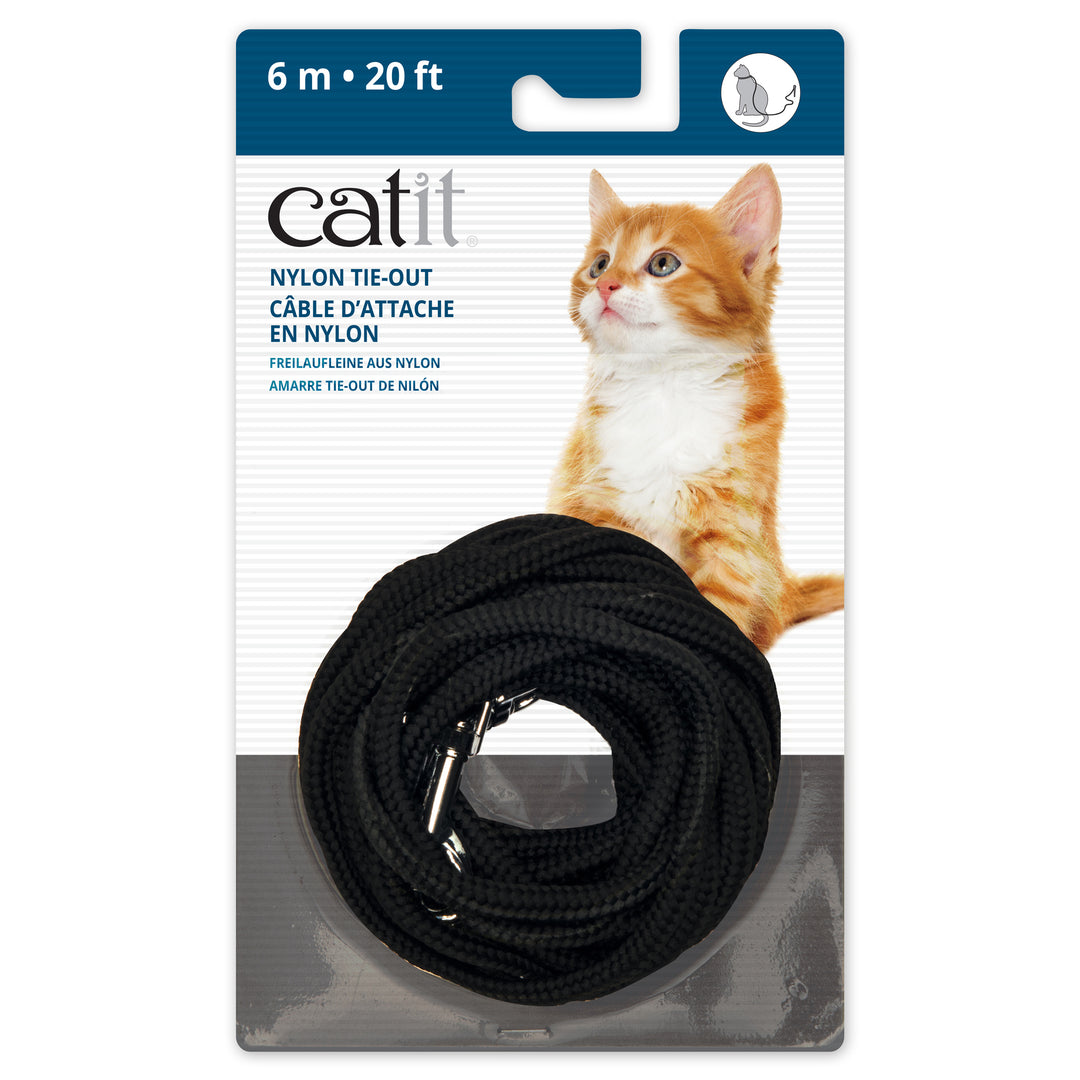 CATIT Câble d'Attache Noir 20'
