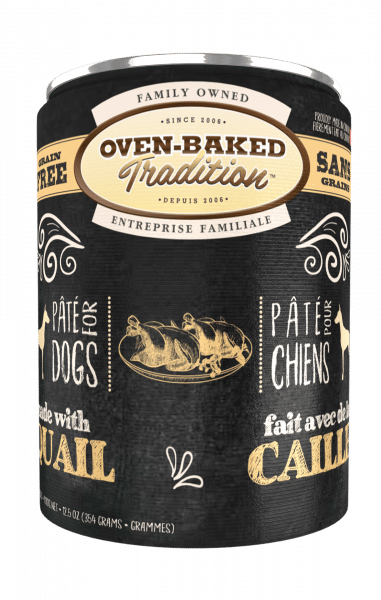 OBT Chien Pâté Caille SG 354g