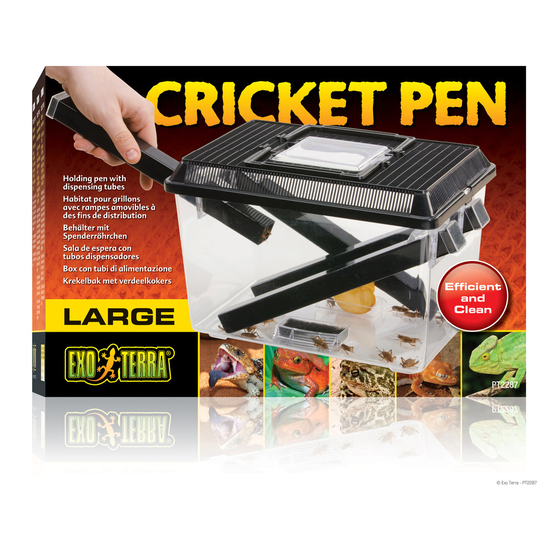 EXO TERRA Habitat Grillons/Tubes Distributeurs L pour Reptiles