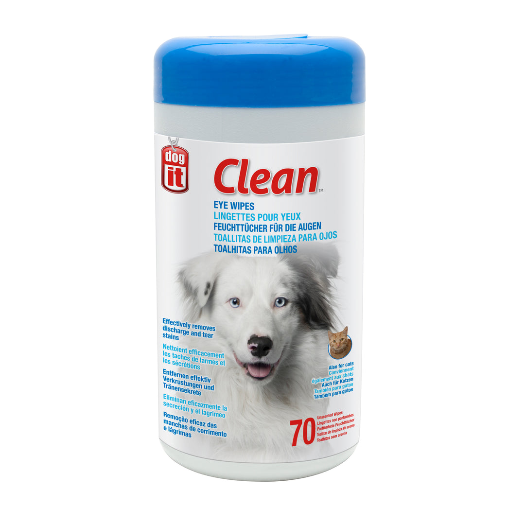DOGIT CLEAN Lingettes Yeux Non Parfumées