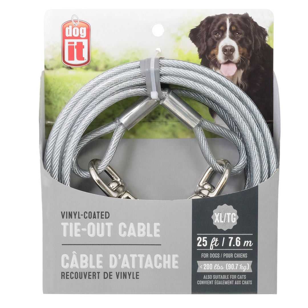DOGIT Câble d'Attache XL 25" Transparent