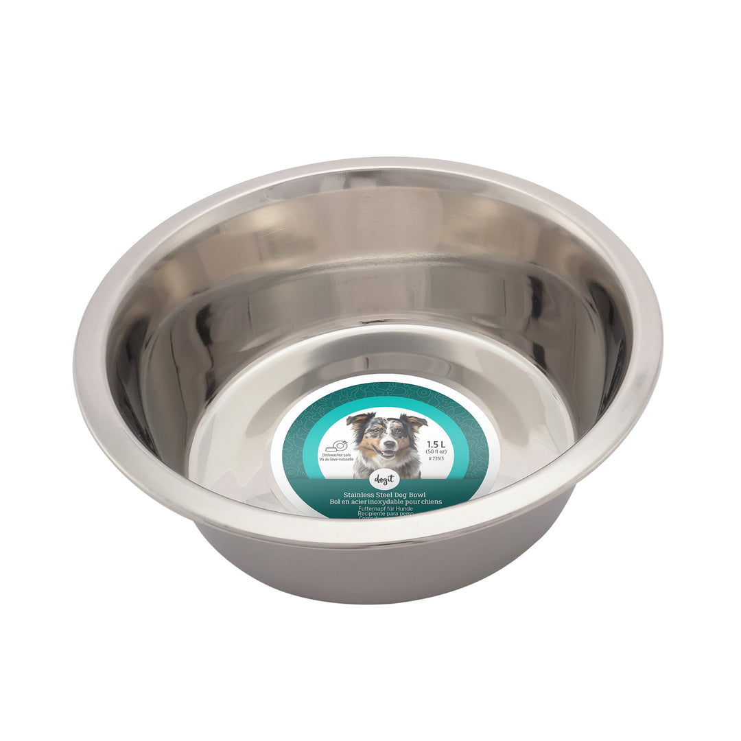 DOGIT Bol Acier Inox 1.5L L