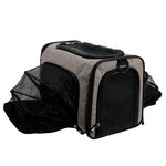 Voir l’image dans la galerie, DOGIT EXPLORER Sac Transport Extensible Gris/Noir
