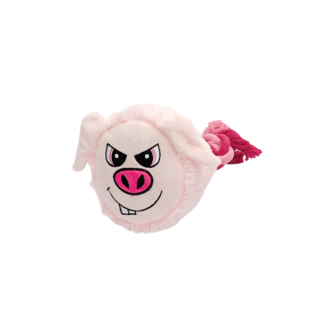 DOGIT STUFFIES Jouet Chien Cochon avec Grosse Tête 9"
