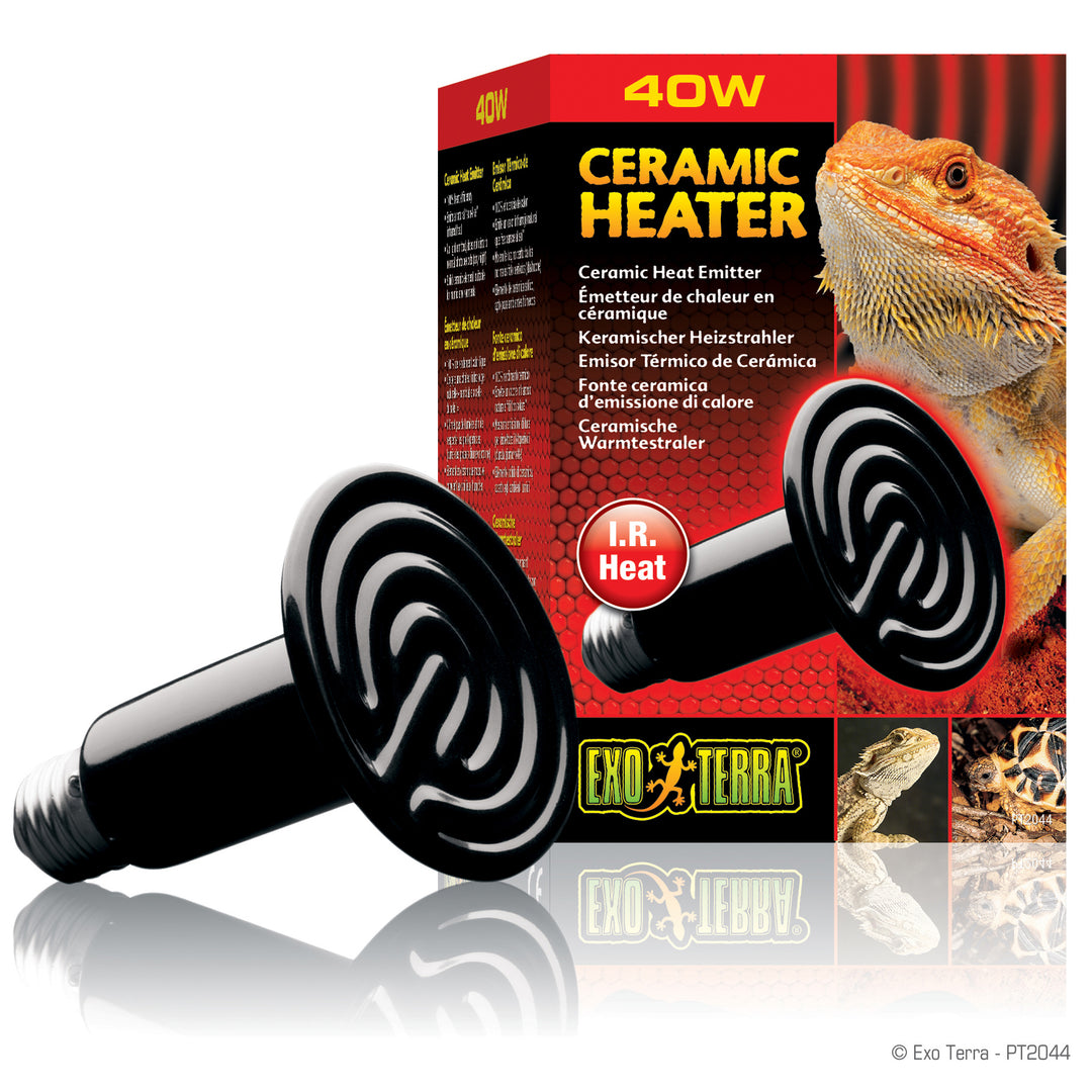 EXO TERRA Émetteur de Chaleur en Céramique 40W pour Reptiles