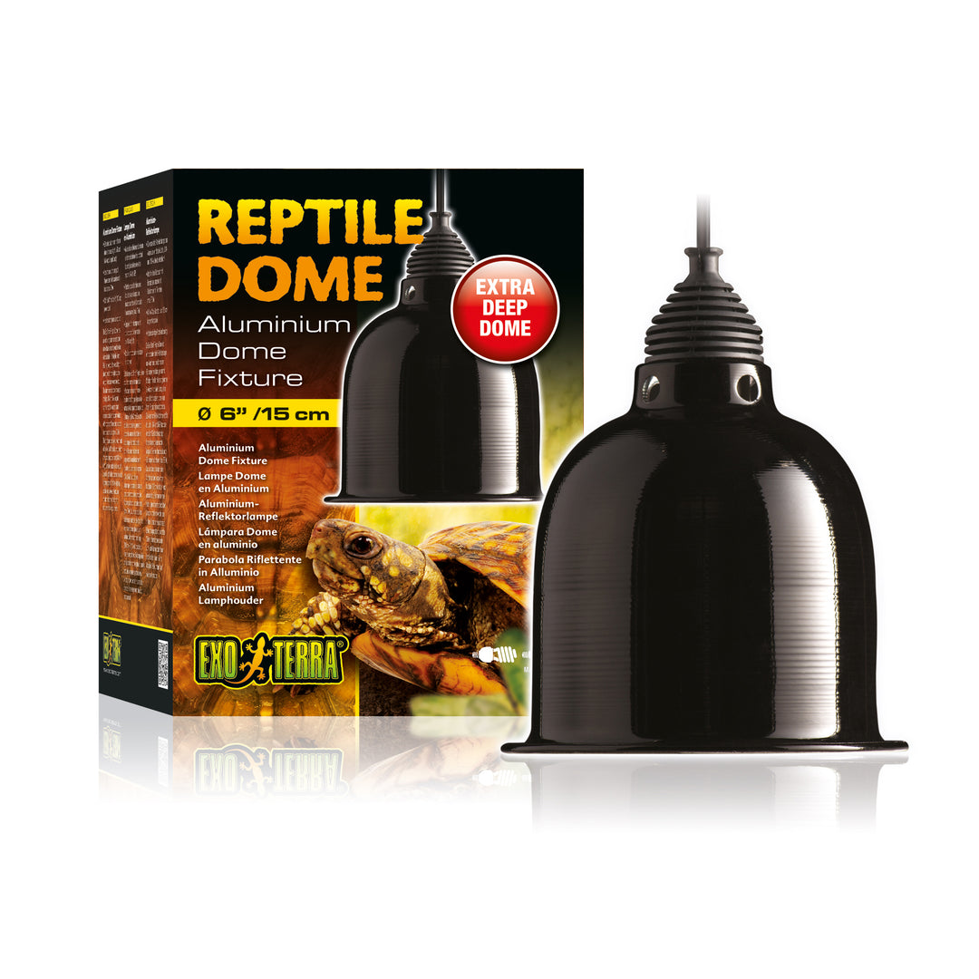 EXO TERRA Dôme d'Éclairage en Aluminium 6" S pour Reptiles