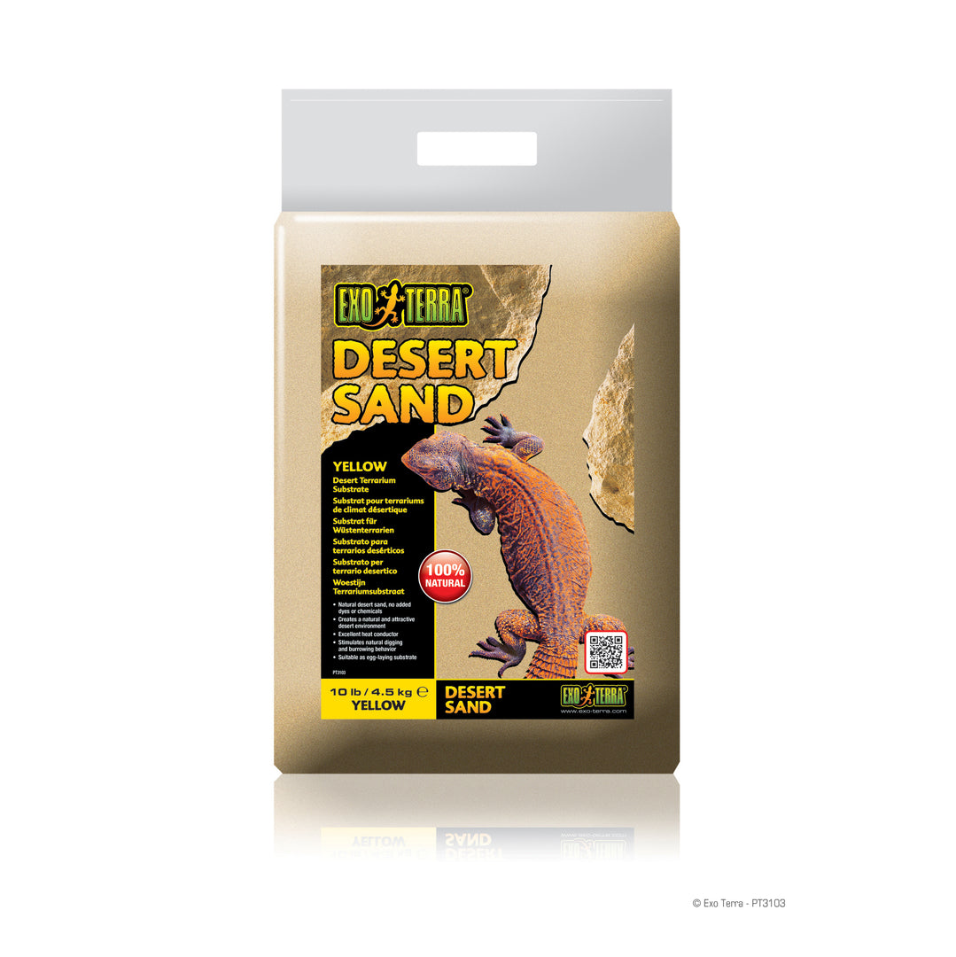 EXO TERRA Sable du Désert 4.5kg Jaune pour Reptiles