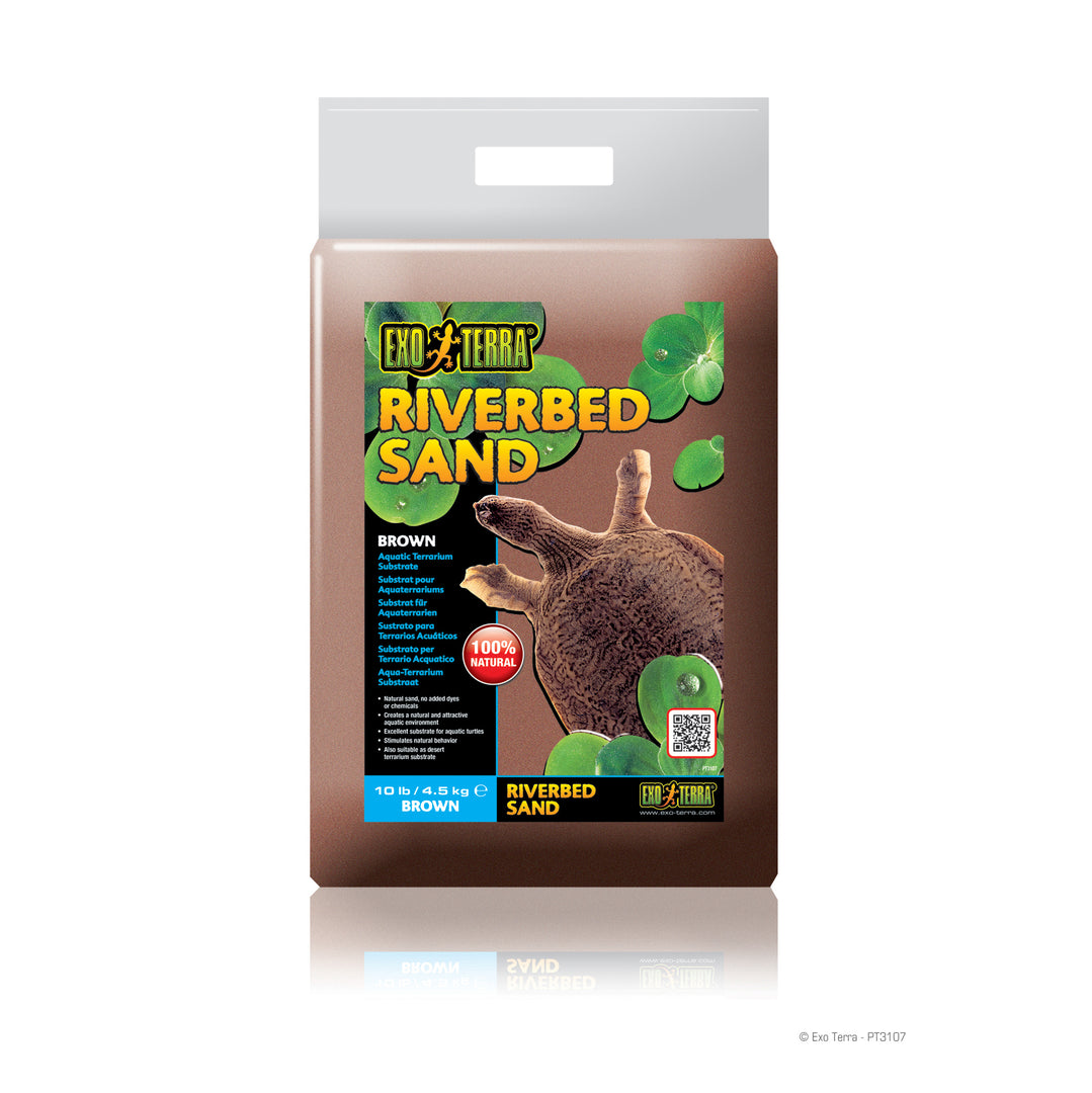 EXO TERRA Sable de Lit de Rivière 4.5kg Brun pour Reptiles