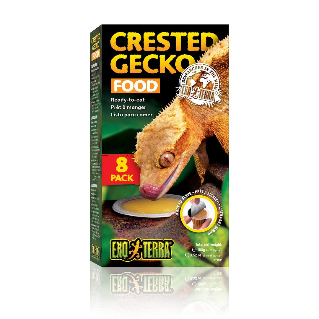 EXO TERRA Aliment Coupe Geckos à Crête 100g x8