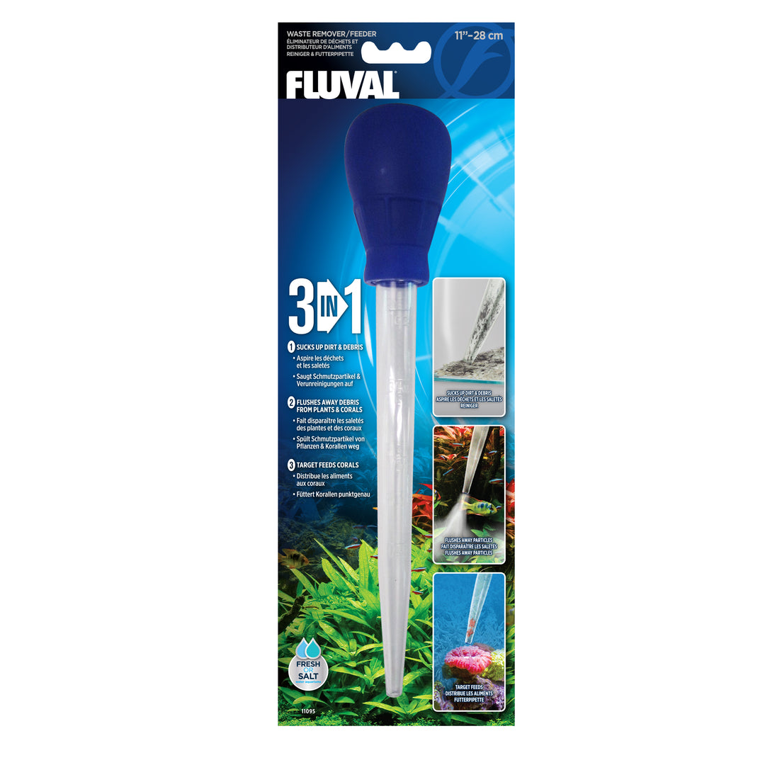 FLUVAL Siphon 3 en 1 Petit 11" pour Aquarium