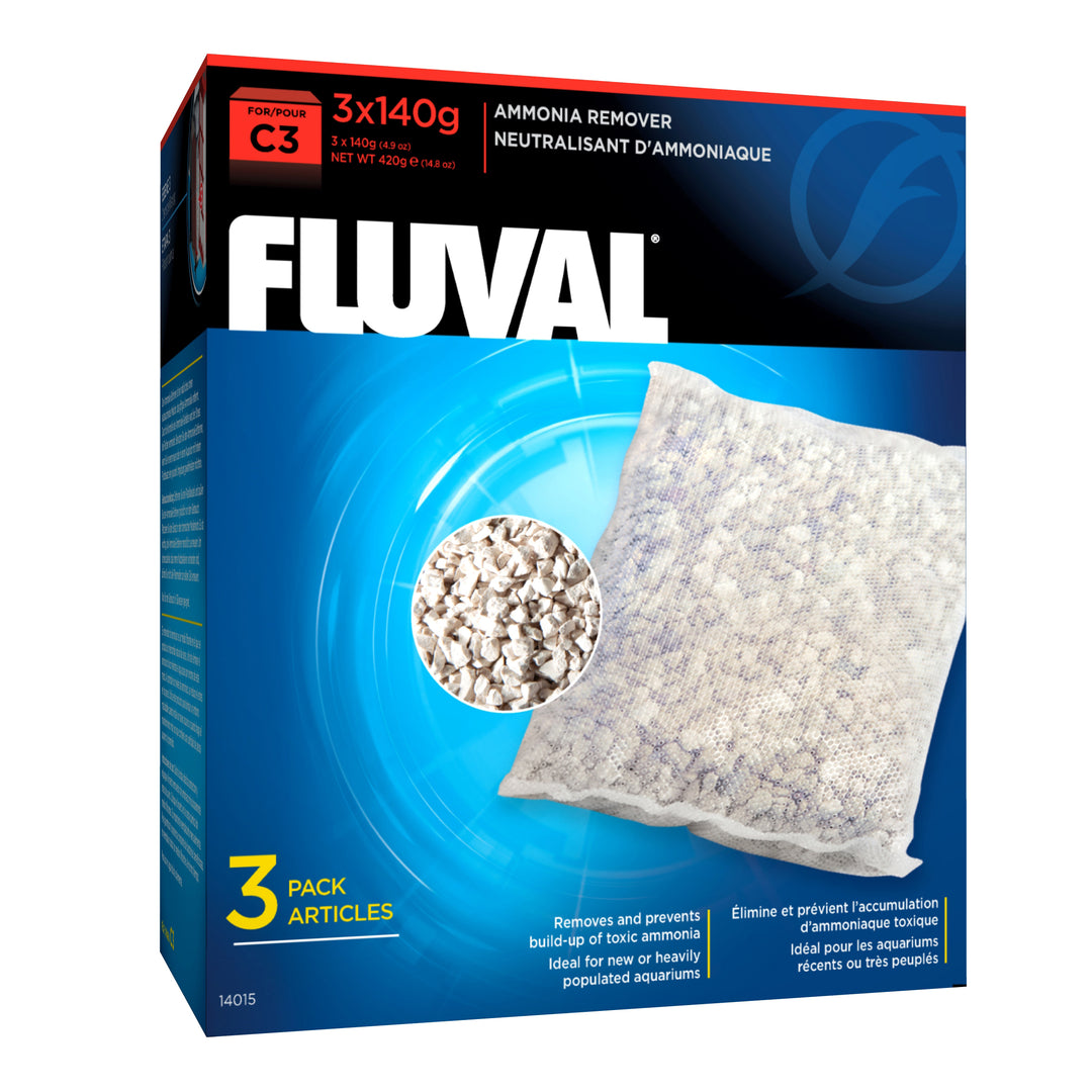 FLUVAL C3 Neutralisant d'Ammoniaque x3 pour Aquarium