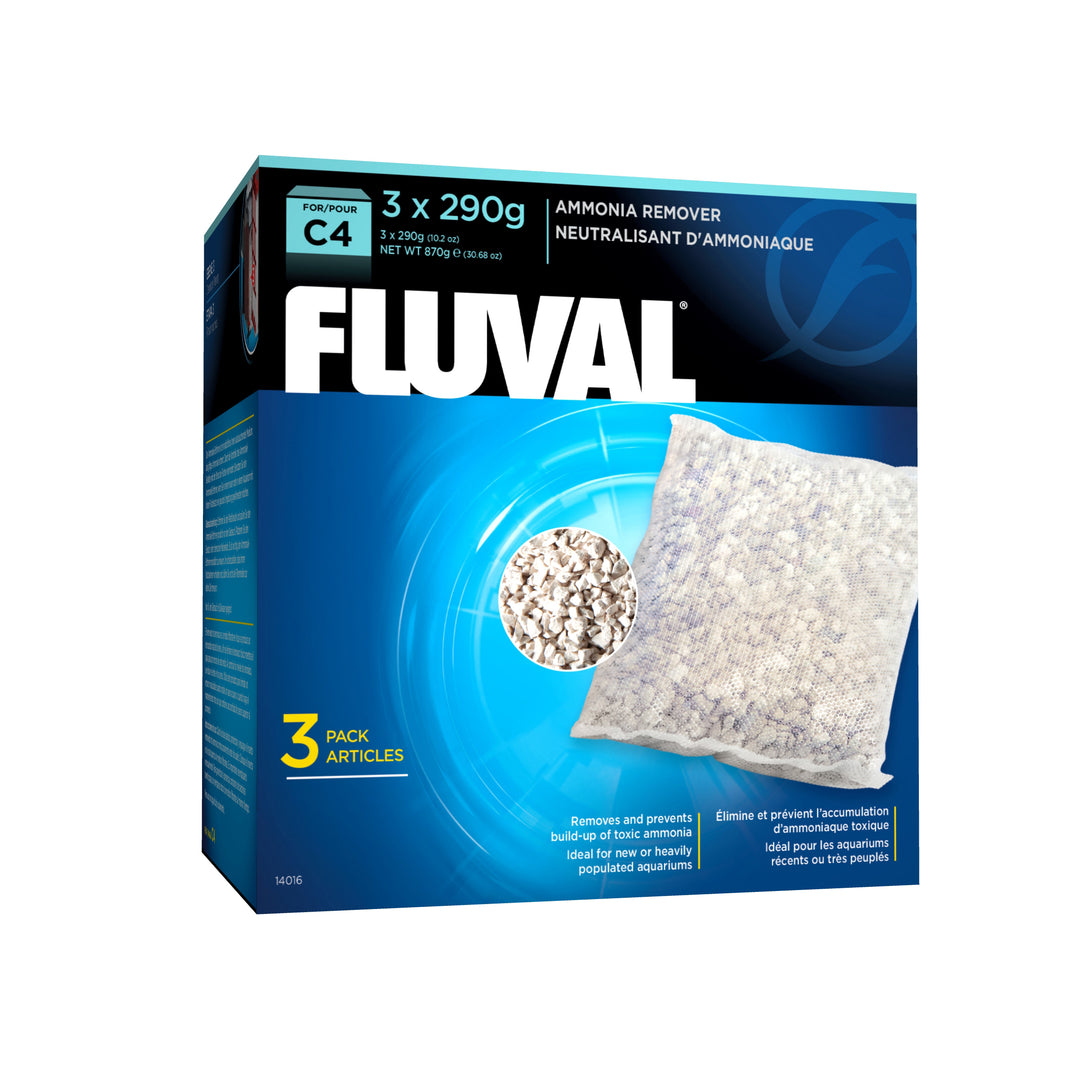 FLUVAL C4 Neutralisant d'Ammoniaque x3 pour Aquarium